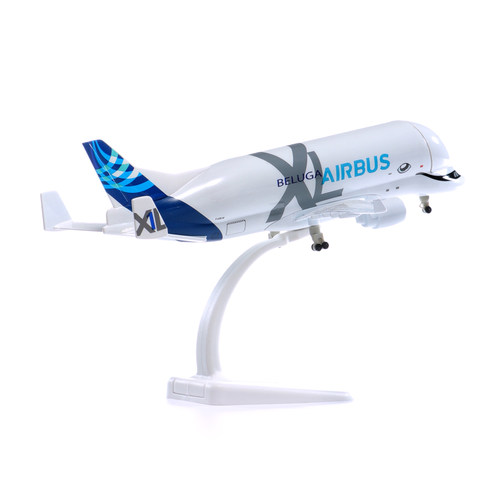 20-43cm大白鲸运输机模型飞机模型带轮子Beluga合金航模航空礼物 - 图2