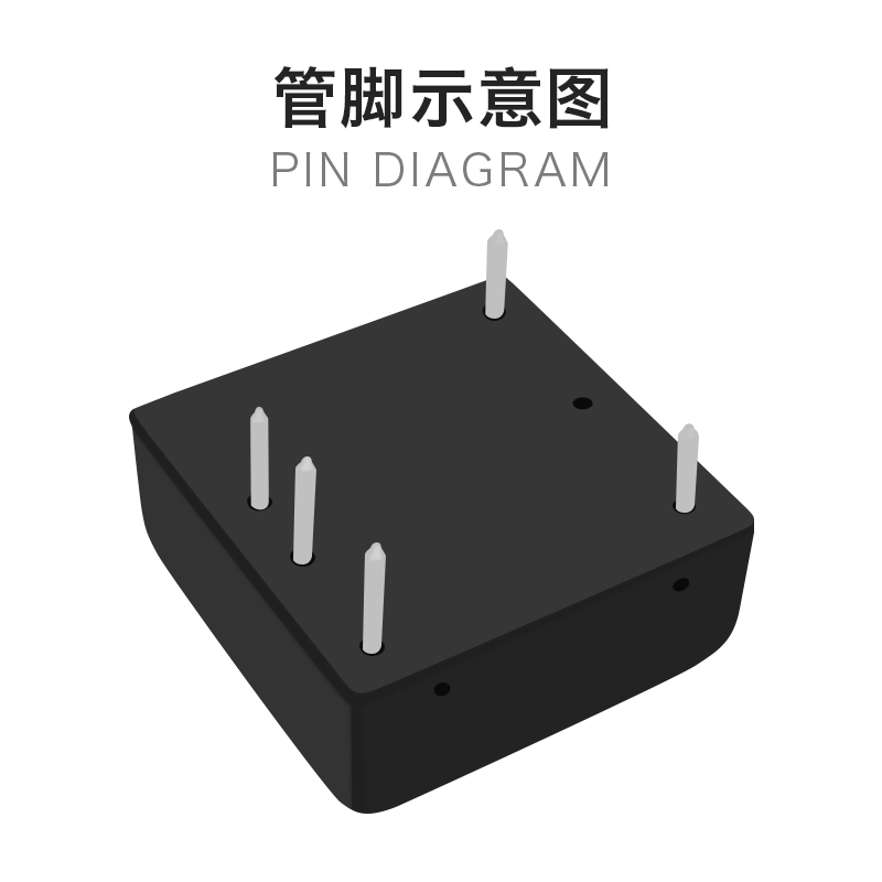 URB1D05YMD-12WR3 DC-DC隔离电源模块110V转3/9/12/15/24单路输出 - 图2