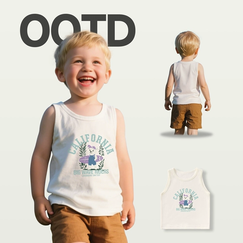 Детский тонкий жилет, хлопковая детская футболка для мальчиков без рукавов