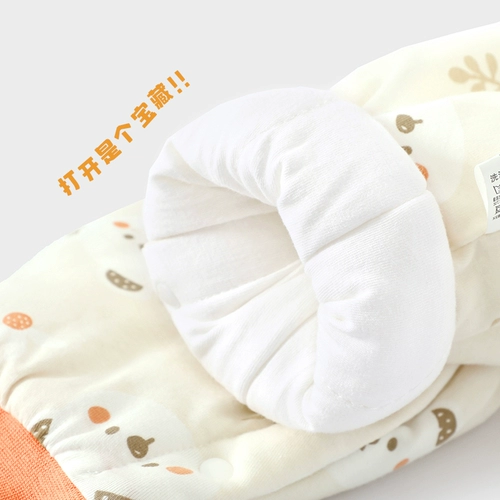 Детский демисезонный пуховик для новорожденных, хлопковое стеганое боди, увеличенная толщина