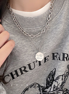 「生椰拿铁」冷淡风双层项链~