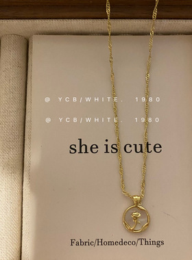 「荒漠玫瑰」小众项链！