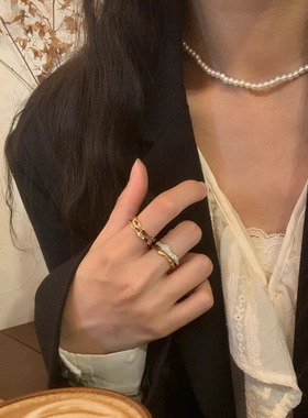 「伦敦假日」轻奢气质戒指套装！