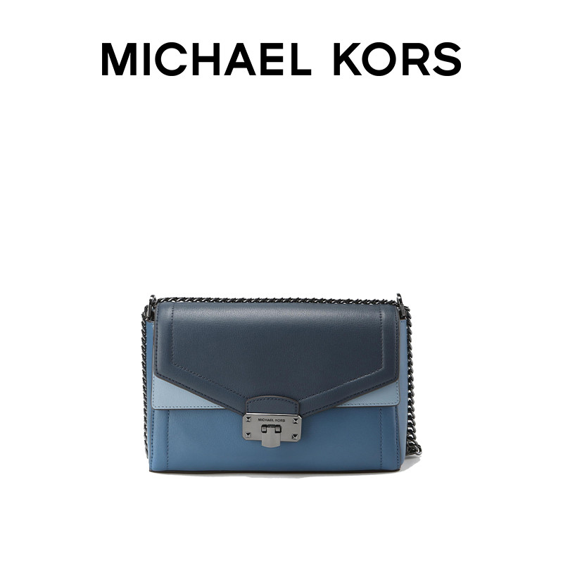 mk kinsley中号拼色小方包链条包 MICHAEL KORS女士包袋