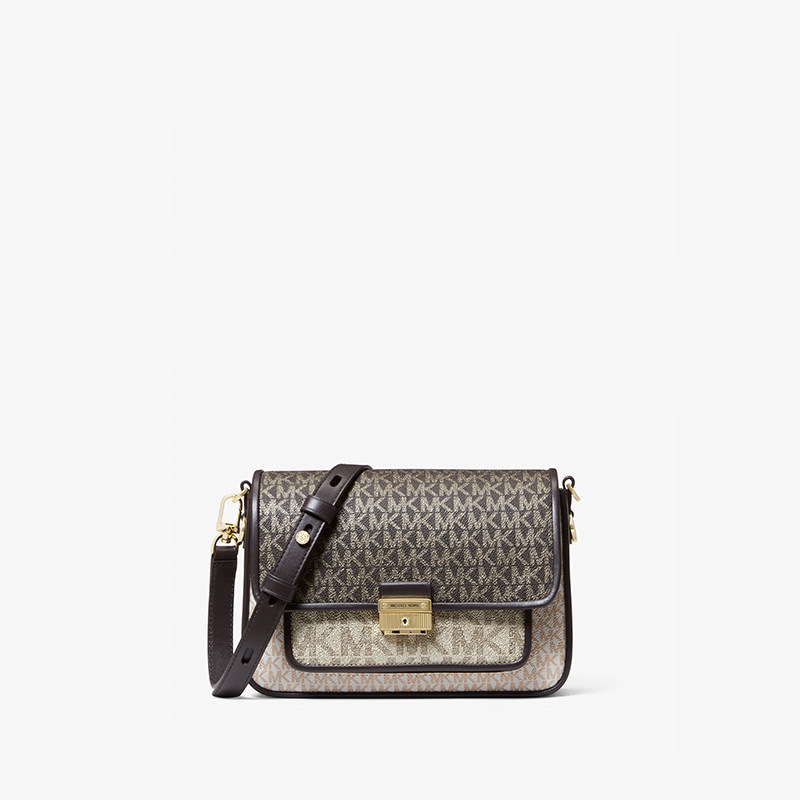 mk bradshaw中号老花拼色感信封包 MICHAEL KORS女士包袋