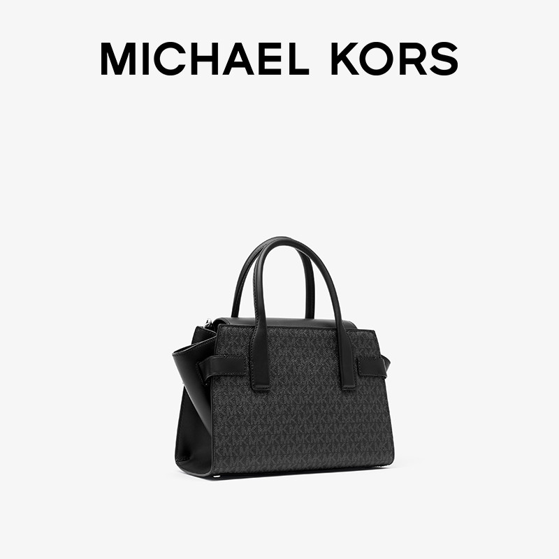 mk carmen小号老花链条手提斜挎包 MICHAEL KORS女士包袋