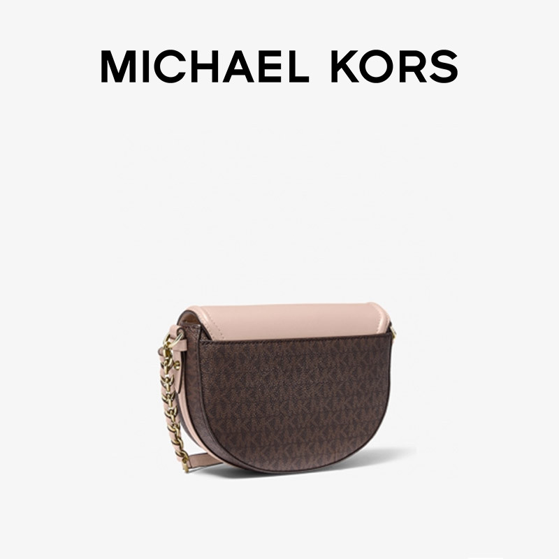 mk jet set charm中号老花马鞍包 MICHAEL KORS女士包袋