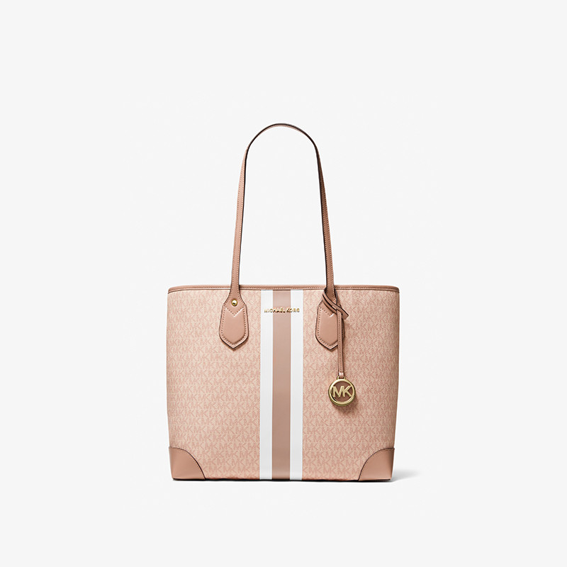 大号老花条纹子母托特包手提mk eva MICHAEL KORS女士包袋
