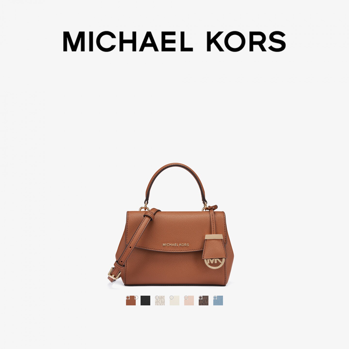 MICHAEL KORS MK Ava 女士超小号皮质迷你斜挎包