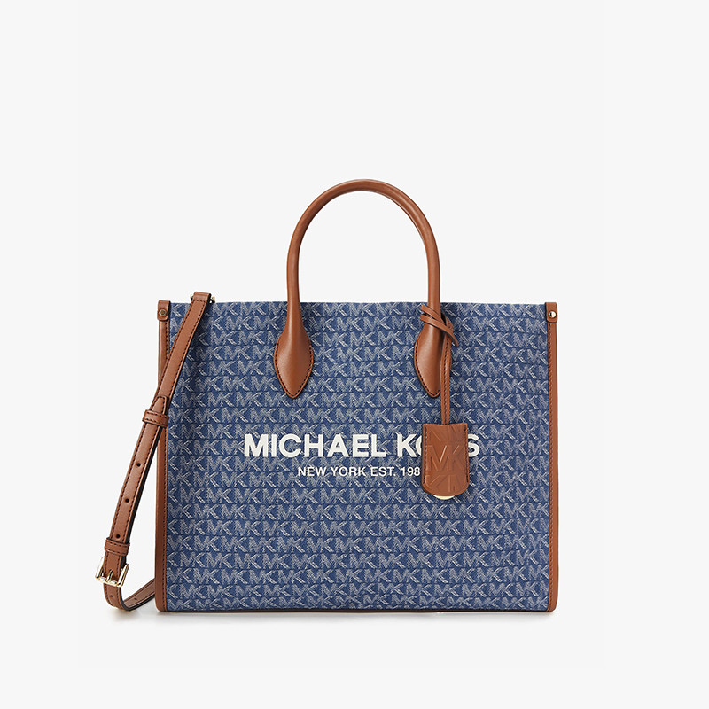 mk mirella中号丹宁大容量托特包 MICHAEL KORS女士包袋