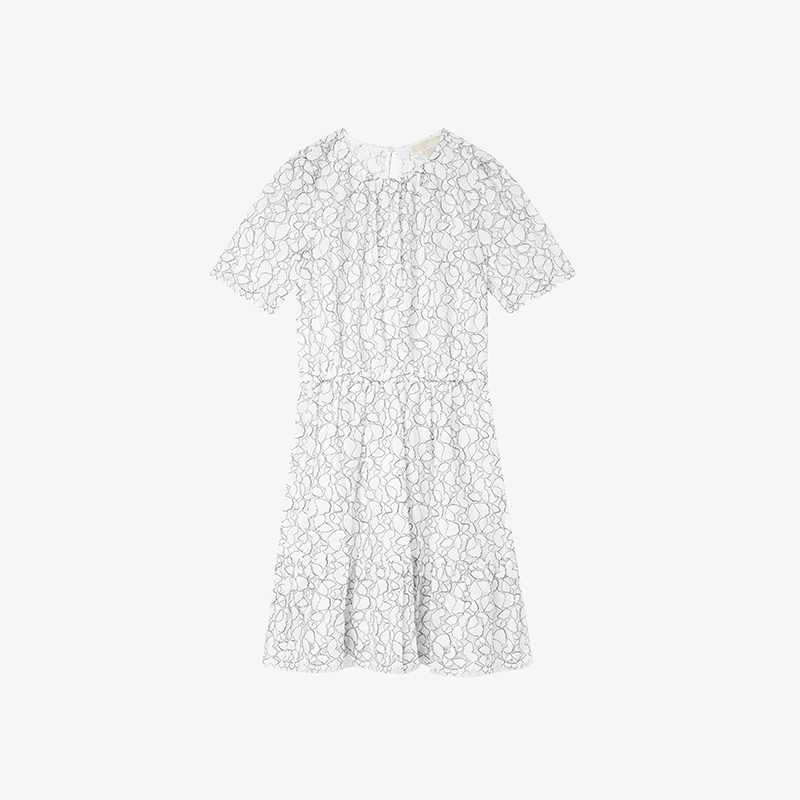 mk 2020春夏新款镂空印花连衣裙 MICHAEL KORS连衣裙