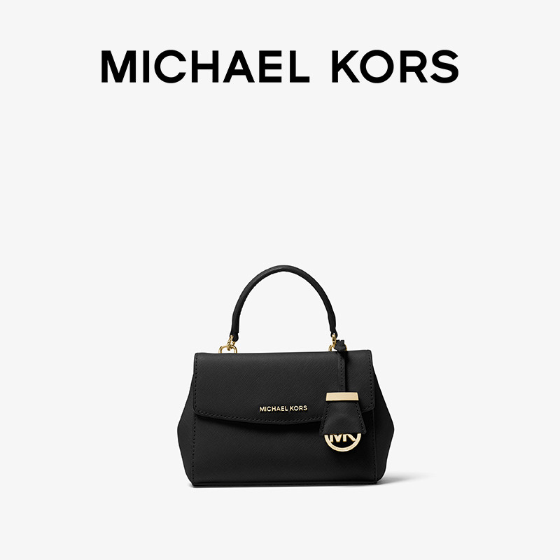 mk ava超小号皮质翻盖迷你手提包 MICHAEL KORS女士包袋