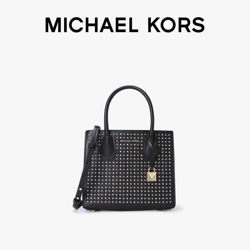 mk mercer小号铆钉风琴斜挎单肩包 MICHAEL KORS女士包袋