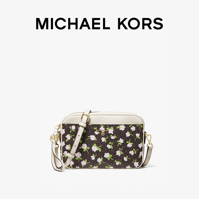 mk jet set charm花卉印花斜挎包 MICHAEL KORS女士包袋