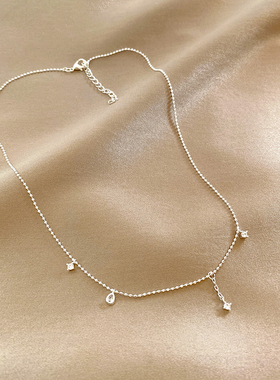 那片海轻奢锆石项链女