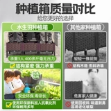 Посадка Cai Geifang Family Balcony Прямоугольная пластиковая пластиковая необычная овощная растительная коробка цветочный бассейн верхний цветочный ящик