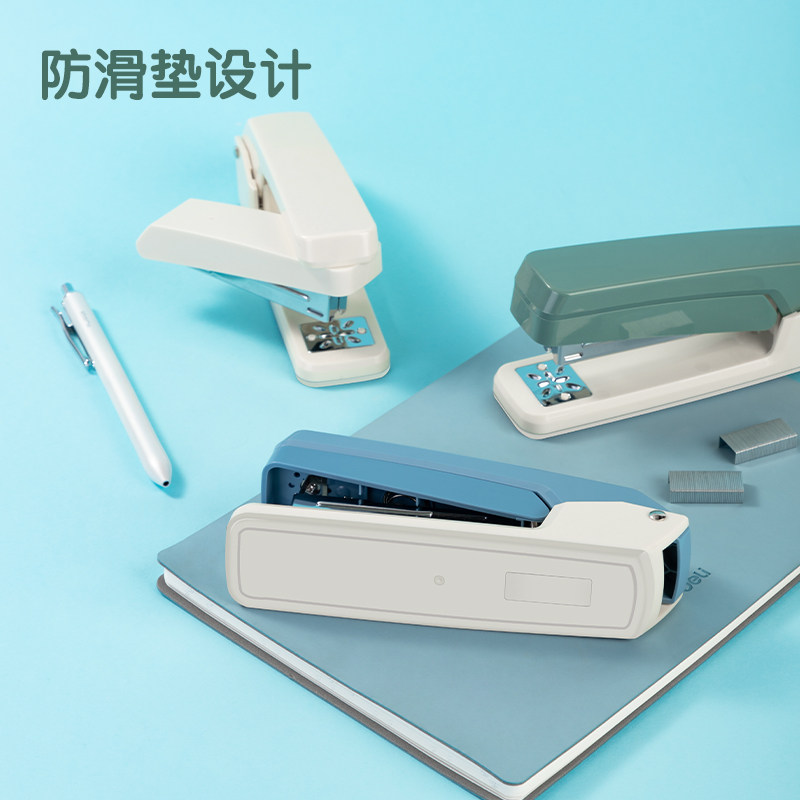 Rotatable stapler for students, stapler for office use, large heavy-duty thickened stapler, office household type, multi-functional and labor-saving, mini small stapler, thick book stapler, center seam binding supplies