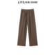 PEACEBIRD ແມ່ຍິງດູໃບໄມ້ລົ່ນນ້ໍາຖັກ Pants A3GBE3448