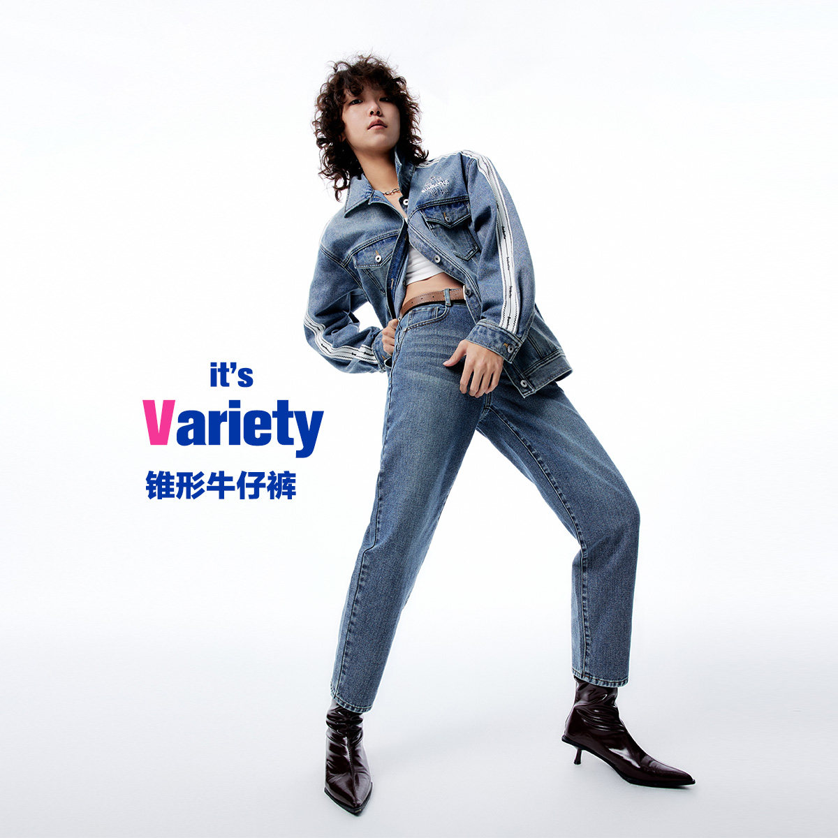  太平鸟outlets店牛仔裤