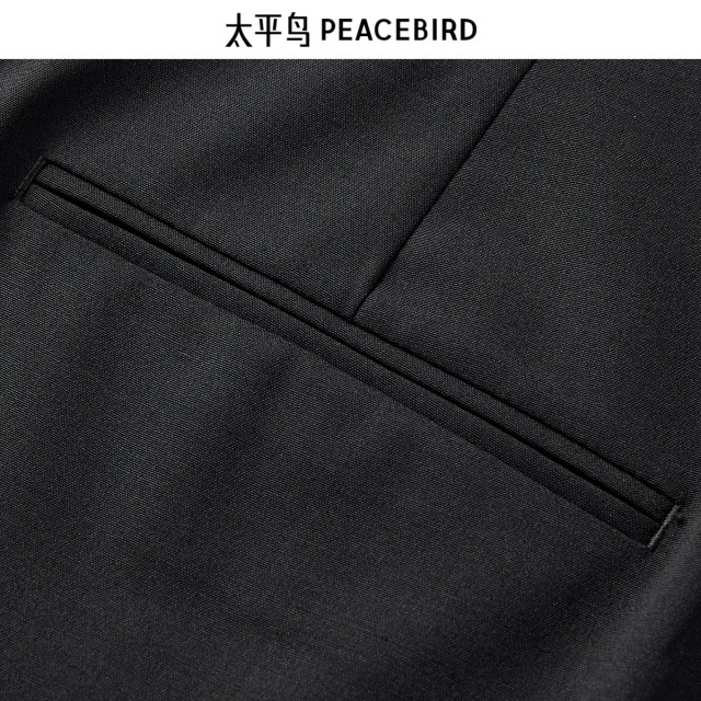 Peacebird Master Series ລະດັບສູງໃນການເດີນທາງລະດູໃບໄມ້ປົ່ງ ແລະ ລະດູຮ້ອນ Worsted Straight Casual Pants A1GBF1398