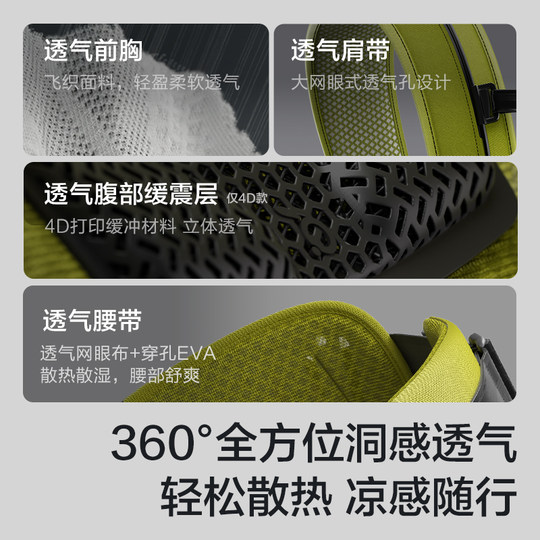 两只兔子4D洞感腰凳婴儿背带二合一透气轻便款四季抱娃宝宝神器