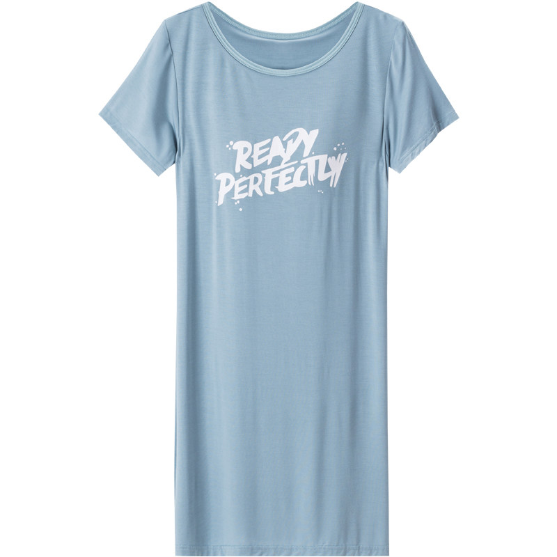 2023年新款莫代尔短袖夏季带睡裙 hdvip睡衣/家居服套装