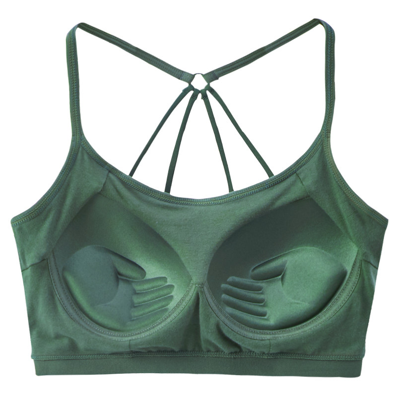 无钢圈上托露背美背性感女少女内衣 hdvip文胸