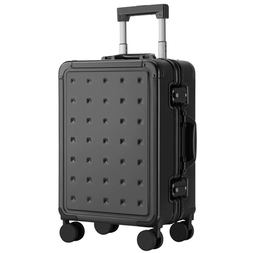 Металлический чемодан для путешествий, металлическая коробка подходит для мужчин и женщин, алюминиево-магниевый сплав, 20 дюймов