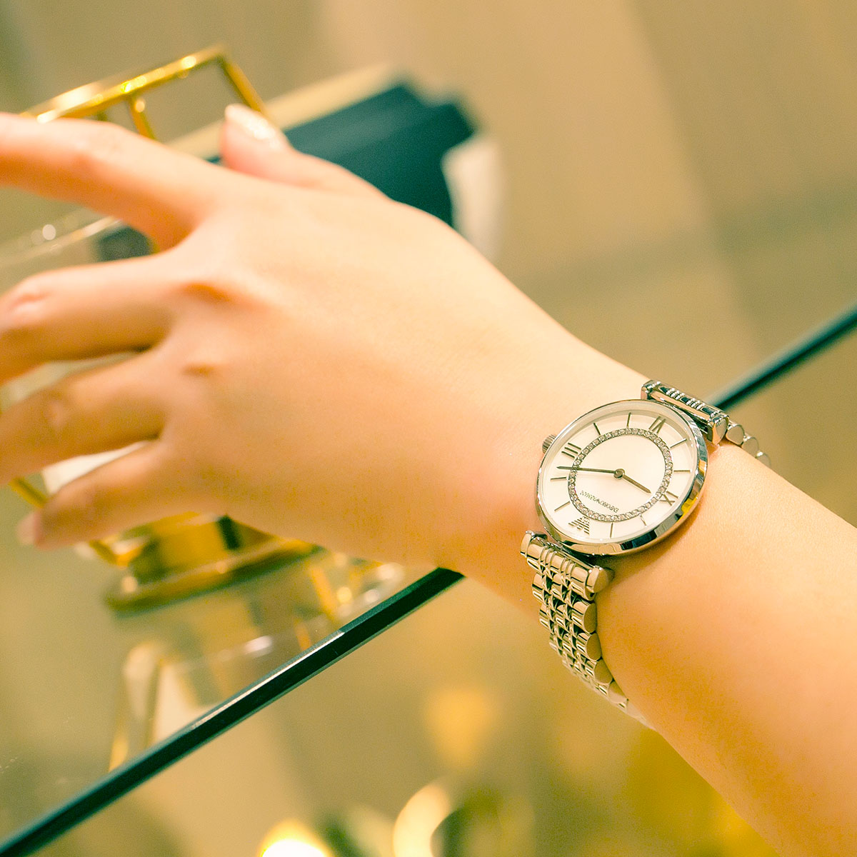 Armani Gypsophila Watch Ferris Wheel Diamond Women's Watch