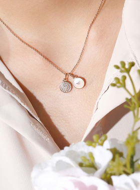 送礼推荐阿玛尼项链女轻奢高级感