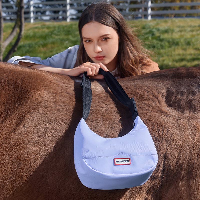 HUNTER情侣款HOBO斜挎包单肩包户外防泼水多色通勤休闲包背包小号,淘宝优惠券,粉丝福利购,淘宝优惠卷