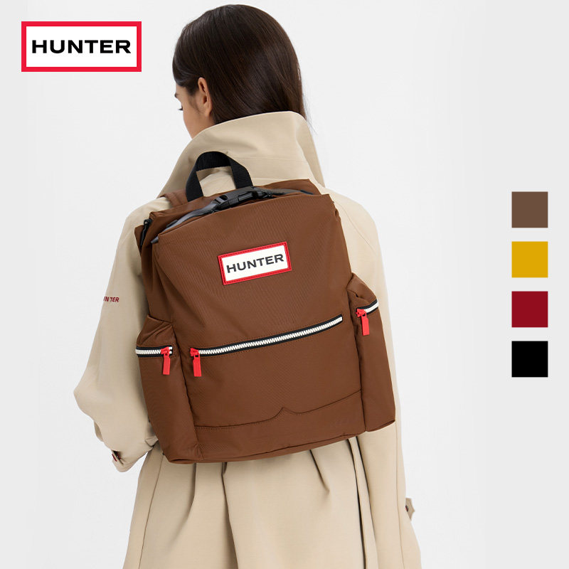 【明星同款】HUNTER情侣款防泼水书包徒步登山包背包女双肩包大号