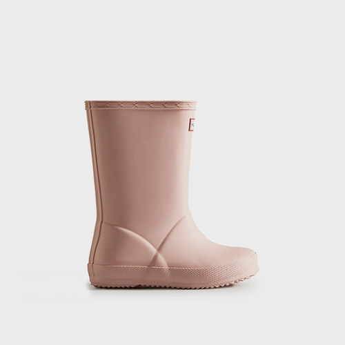 Матовые многоцветные детские нескользящие высокие сапоги