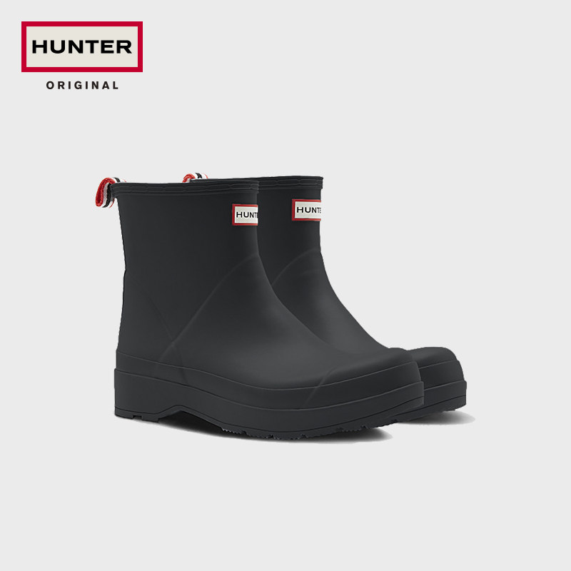 hunter英国切尔西矮筒哑光时尚短靴 HUNTER雨鞋
