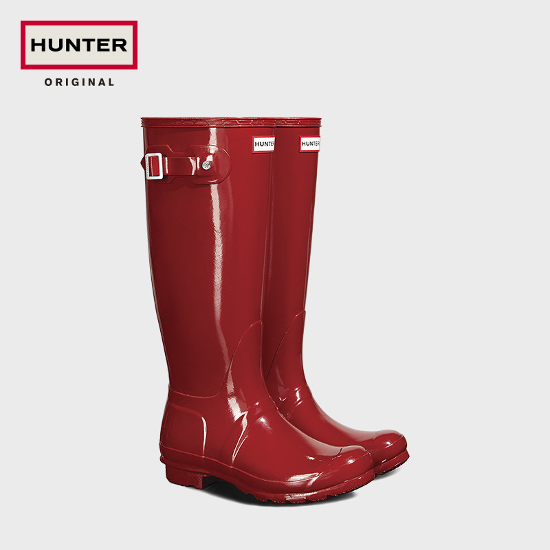 hunter英国经典惠灵顿高筒靴雨靴 HUNTER雨鞋