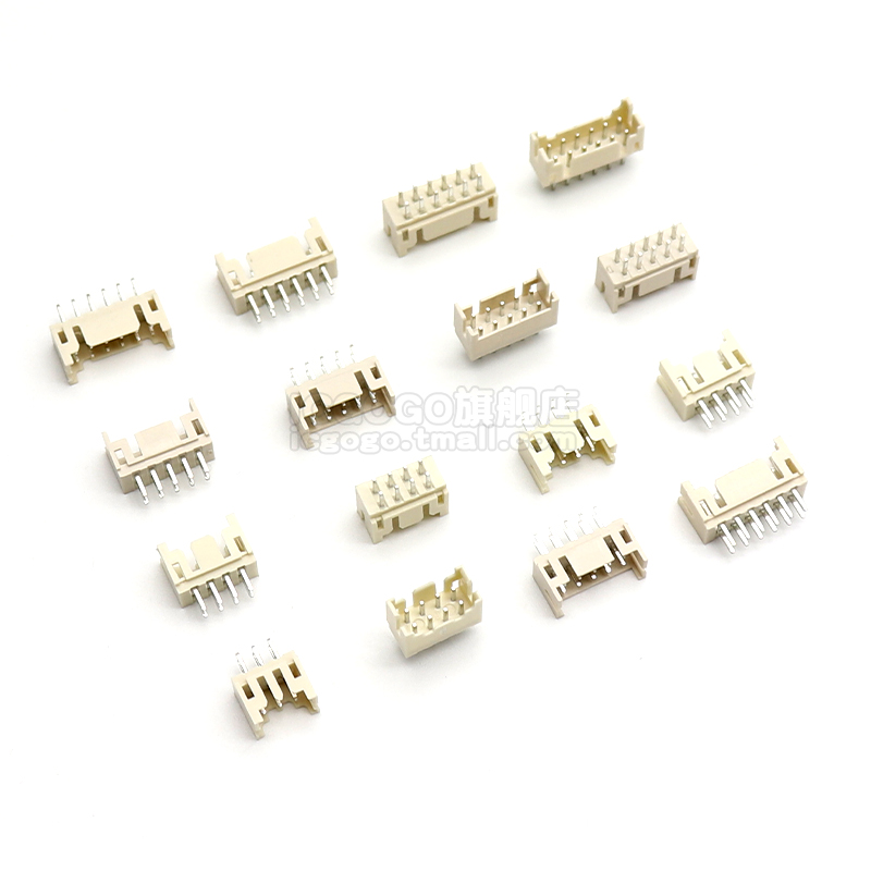 PHD2.0mm 双排直针座 接插件 插座2x2 3 4 5 6 8 10 12 15P连接器 - 图1