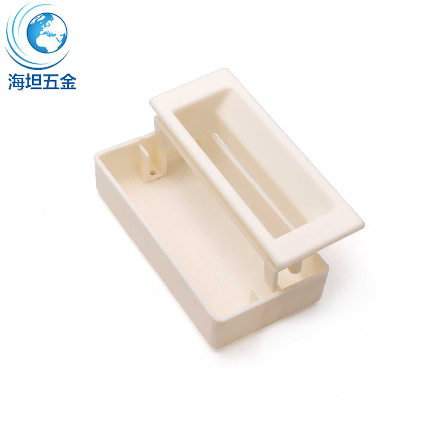 ABS plastic handle embedded chassis iron cabinet door two-in-one invisible buckle rectangular DMK030 handle