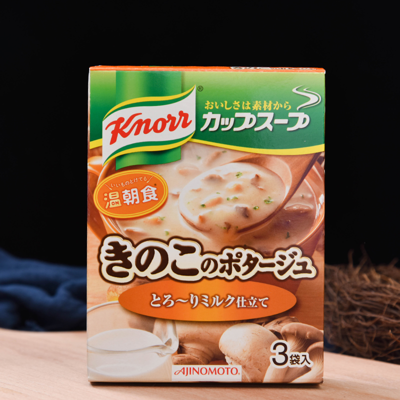 日本进口味之素调料家乐Knorr意大利奶油蘑菇法式浓汤速食速溶汤 - 图0