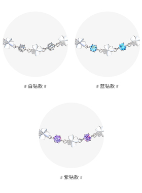 小众纯银ins学生韩版四叶草手链