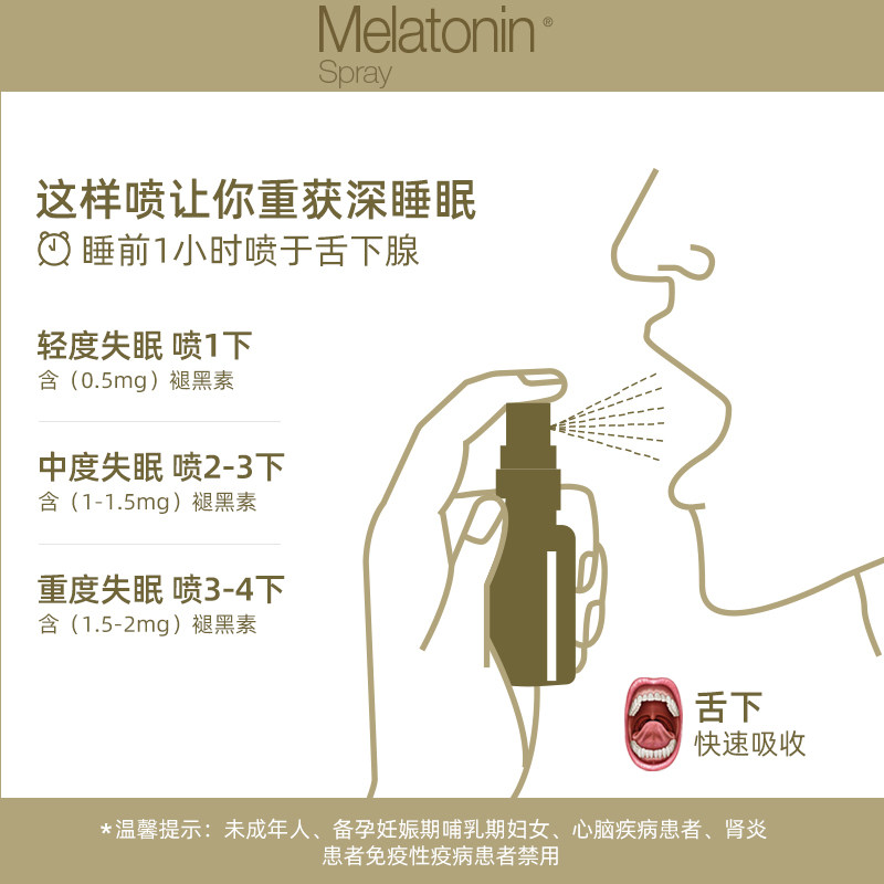  Bottegadilungavita保健海外褪黑素/松果体素