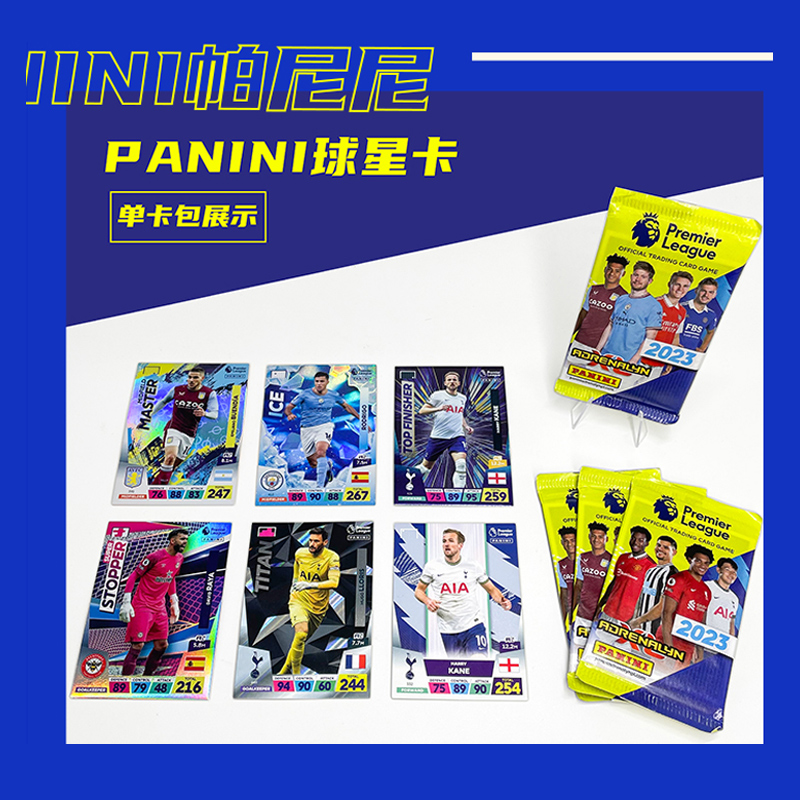 PANINI帕尼尼欧冠英超官方球星卡签名卡收藏卡册套装曼联周边卡片 - 图1