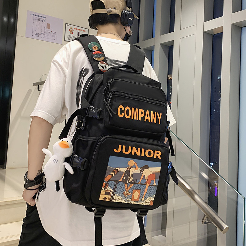 冠军书包男高中生大容量初中生ins 欧瀚双肩背包