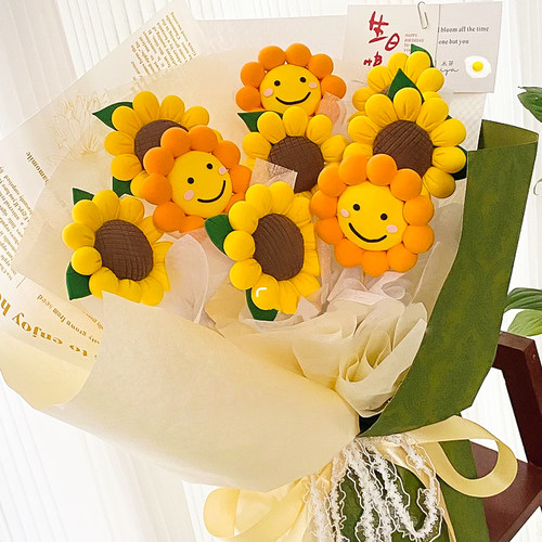 粘土花束diy材料包全套超轻黏土无毒儿童彩泥白色红色太空泥创意手工花丝带胶带节日玩具送闺蜜女友礼物摆件 - 图3