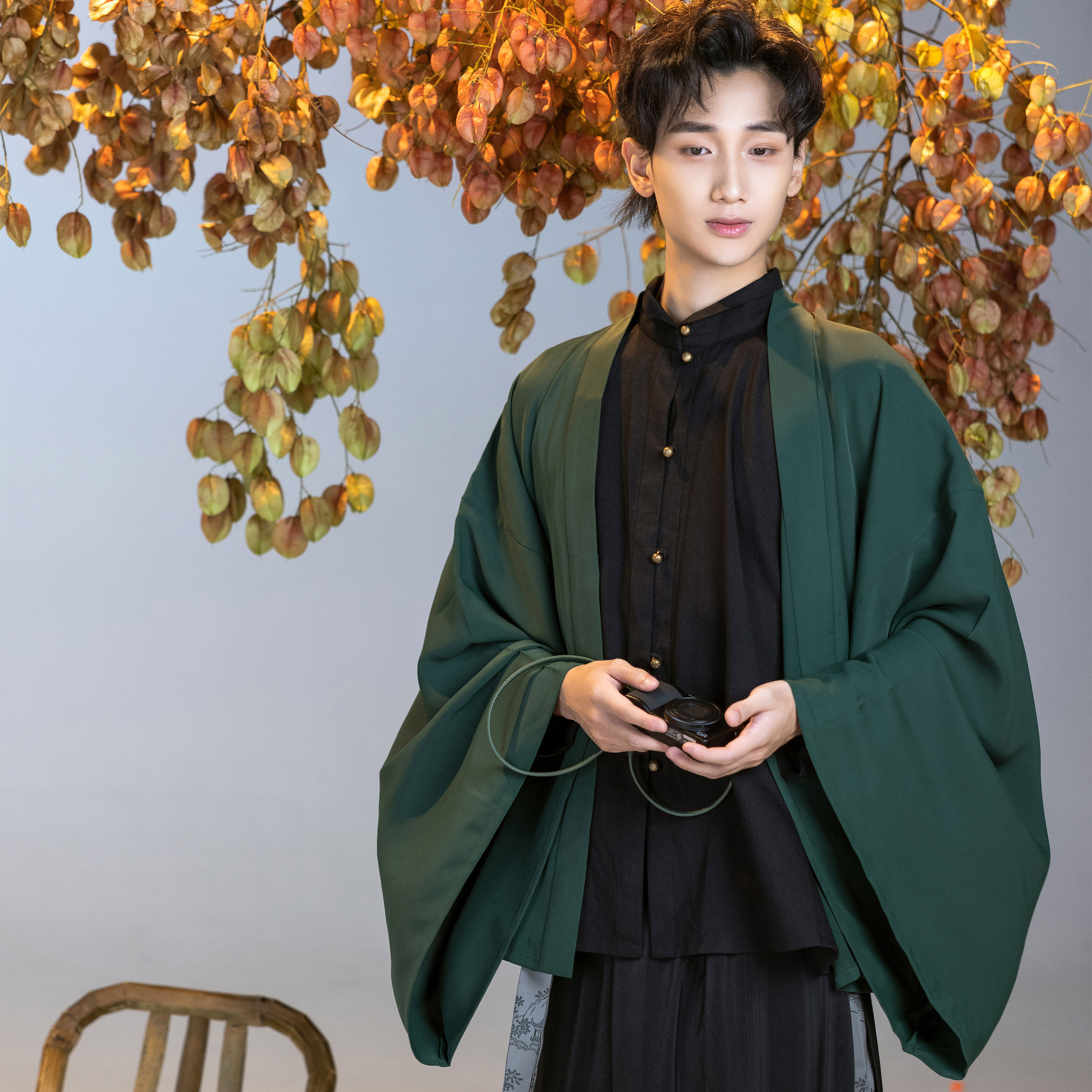 花朝记ｘ戏外南柯梦｜龙泉｜晋制明制汉服元素褶衣竖领衫宋裤日常,淘宝优惠券,粉丝福利购,淘宝优惠卷