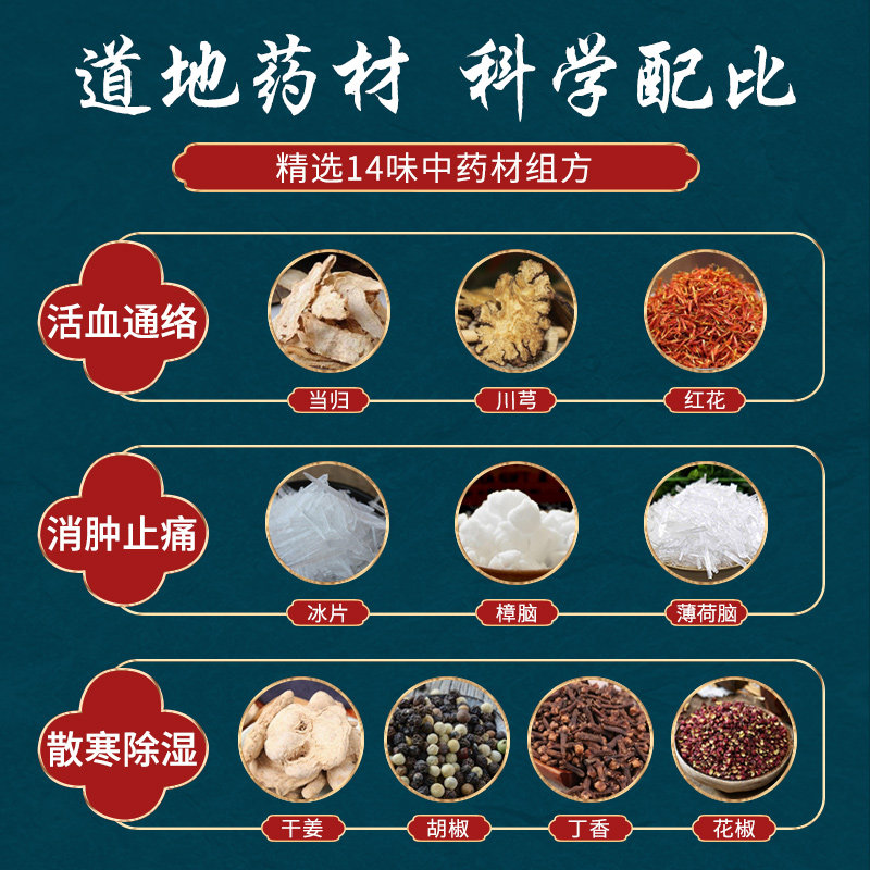 消肿止痛风湿类关节疼肩周炎贴膏 羚锐风湿骨外伤