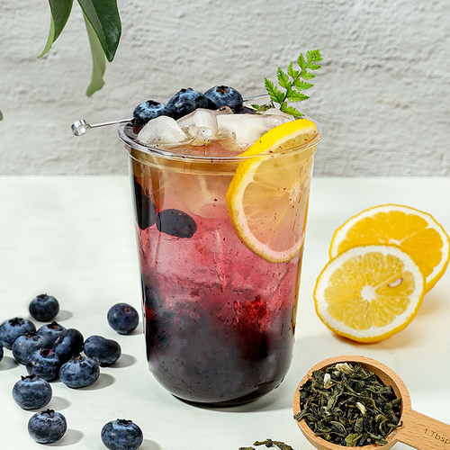 冷冻蓝莓果粒1kg 新鲜冰冻蓝莓颗粒果肉果汁果酱饮品奶茶专用原料 - 图1