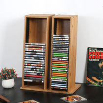 Game CD PS4 frame CD rack DVD holder disc rack large capacity CD rack black adhesive record containing layer shelf