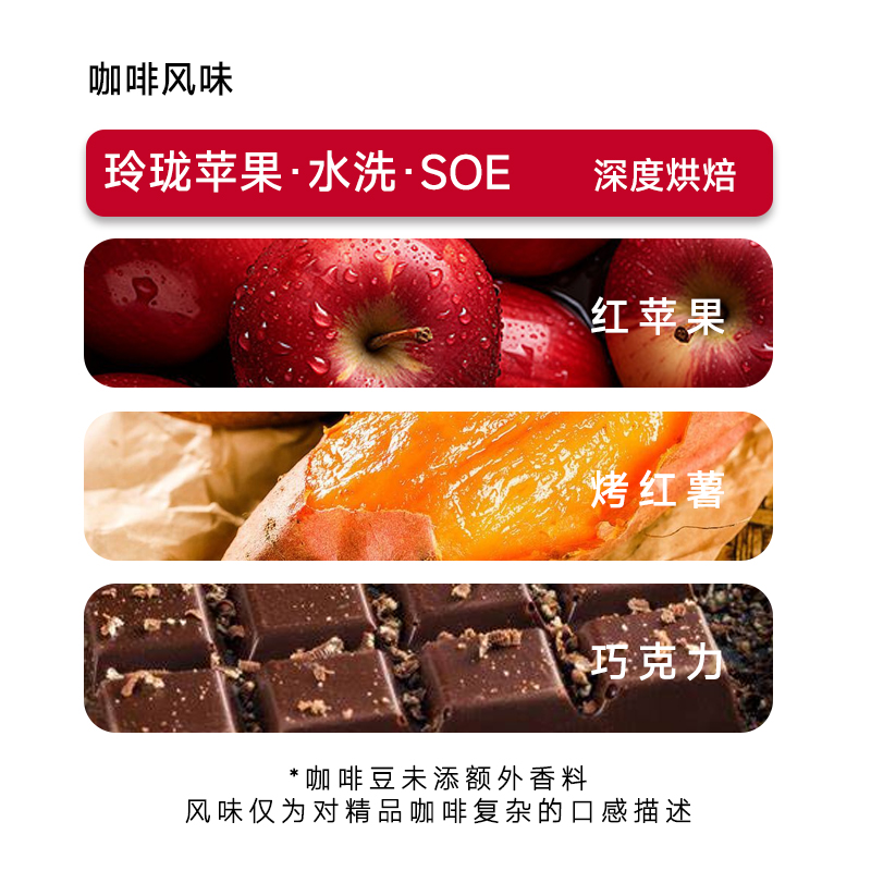 哥伦比亚意式咖啡 单品咖啡豆手冲甜感单品现磨深烘美式拿铁SOE - 图0