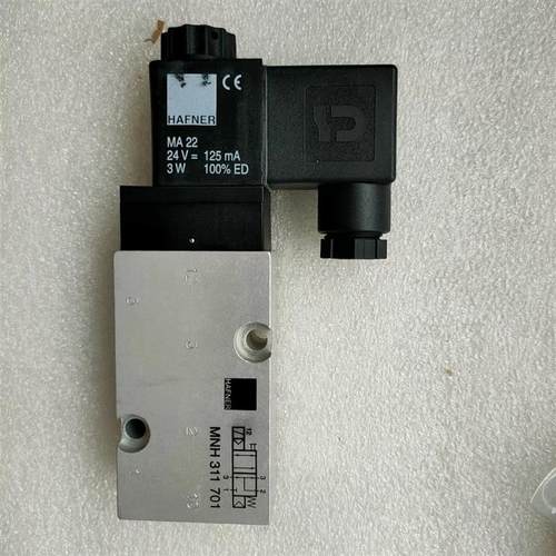 现货德国HAFNER二位三通五通电磁阀气控阀MD 523 404 - 图1