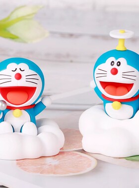 正版哆啦A梦夜游星空系列车载家居摆件创意卡通潮玩手办公仔